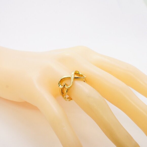 TIFFANY Authentic 18k Gold Heart Ring - Picture 7 of 7